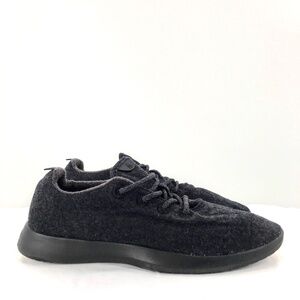 Allbirds Mens Shoe Charcoal Grey Black Merino Wool Runners Size 13